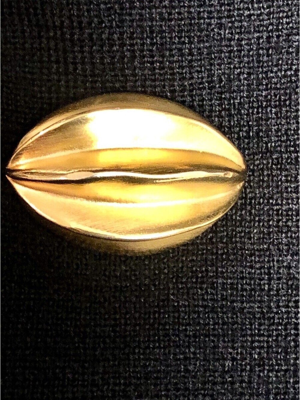 VTG Givenchy Pin Brooch Matte Gold Plated Signed